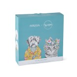 LifetimeBRANDS portselanist taldrikukomplekt "Cat and dog", 2 tk. Ø 21 cm | 7