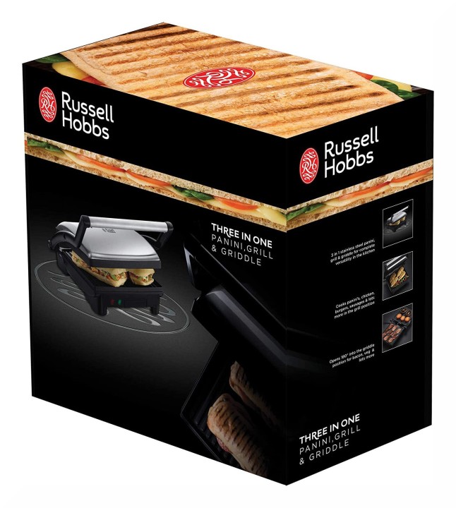 "Russell Hobbs" panni valmistaja/grill ja küpsetusplaat "Cook@Home 3in1" 17888-56  | 8