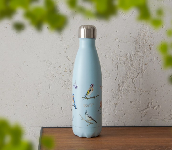 WD LIFESTYLE kahekordse seinaga joogipudel ''Birds'', 500 ml  | 2